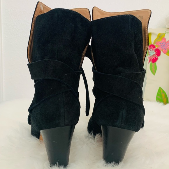 Ulla Johnson Black Aggie Embroidered Boots - Picture 5 of 11